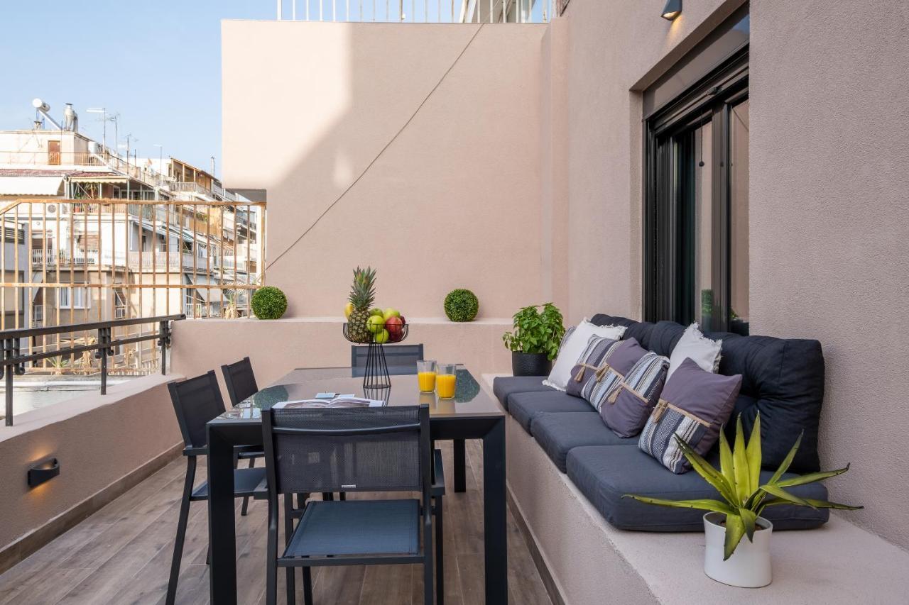 Ferienwohnung Exarcheia Vibe Penthouse 1 Athen Exterior foto